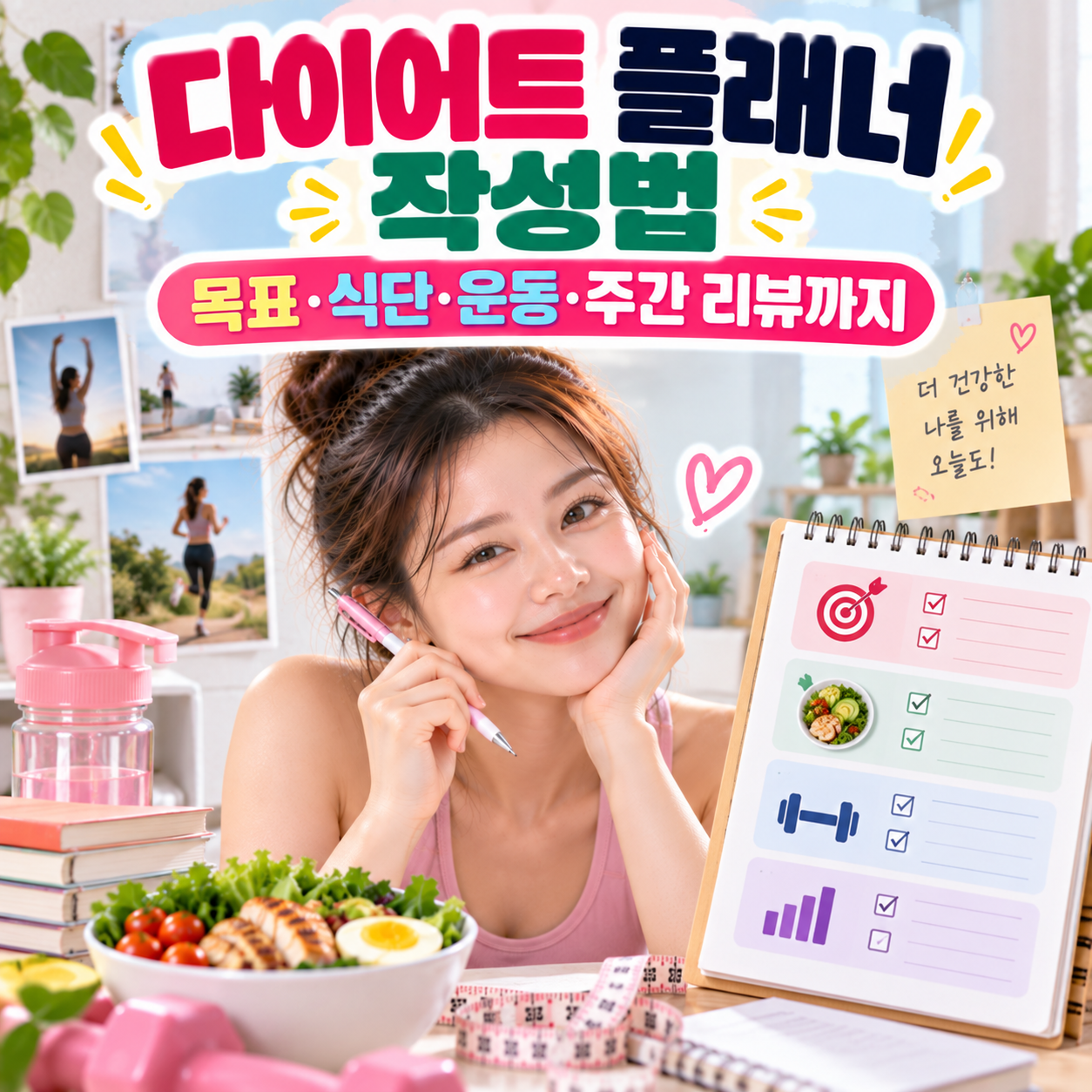 다이어트 플래너 작성법