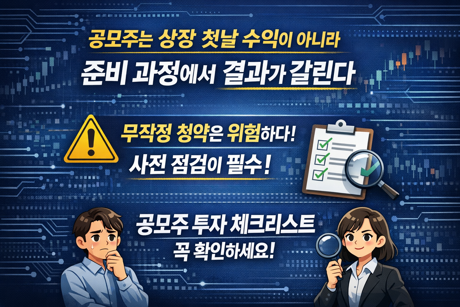 공모주 투자 시 꼭 확인해야 할 체크리스트