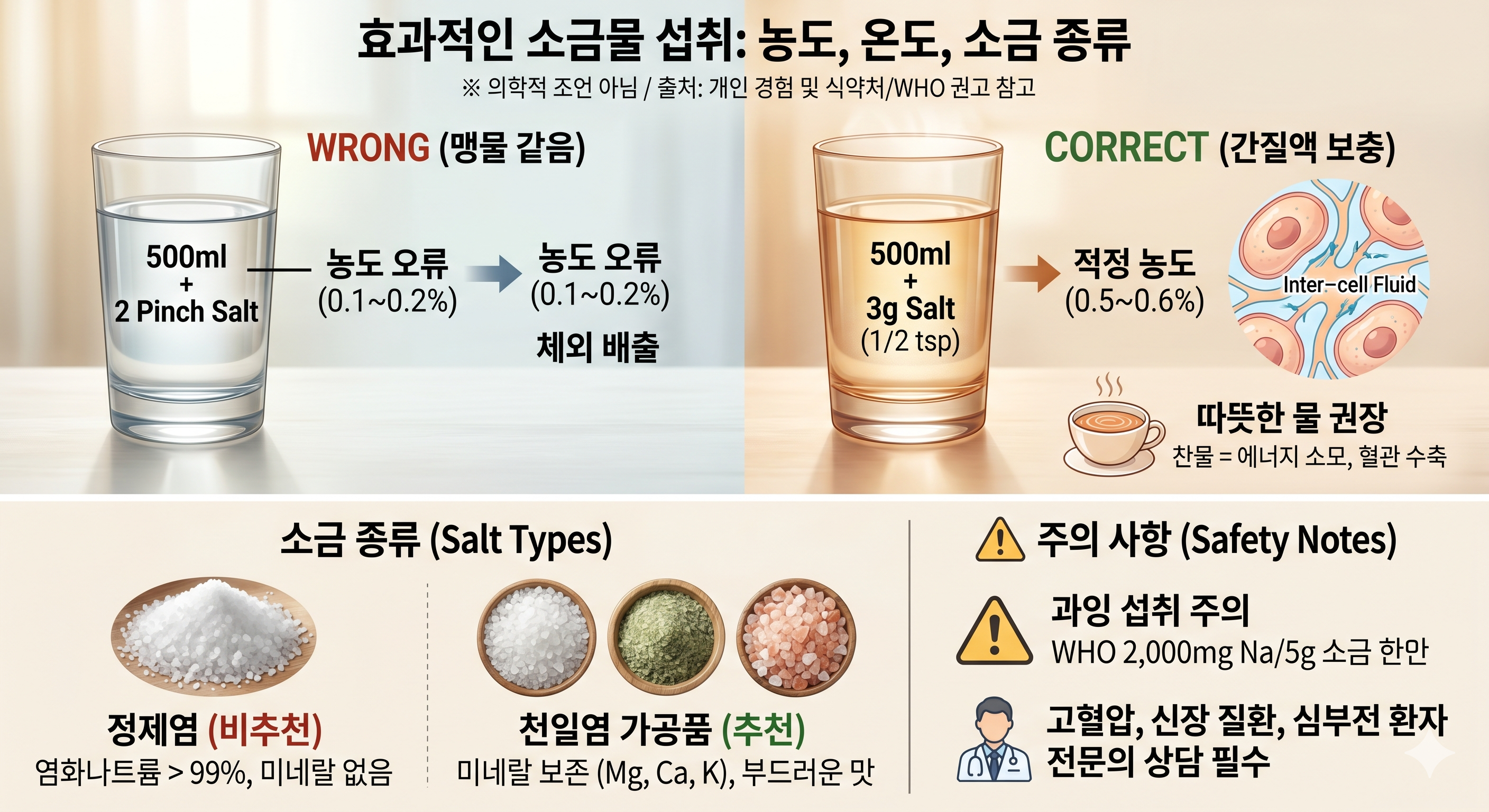 소금물 효과없는 이유