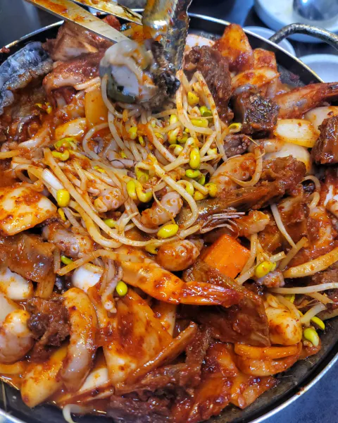 생생정보 우와한 식당 해물소갈비찜 음식점 위치