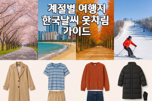 한국은 사계절의 나라! 계절별 여행지 &amp; 한국 날씨 옷차림 가이드 H&agrave;n Quốc &ndash; Quốc gia 4 m&ugrave;a! Gợi &yacute; địa điểm du lịch &amp; c&aacute;ch mặc đồ theo thời tiết