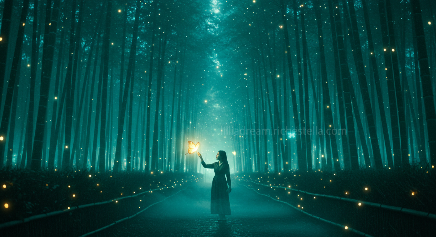 예쁜 나비를 잡는 꿈