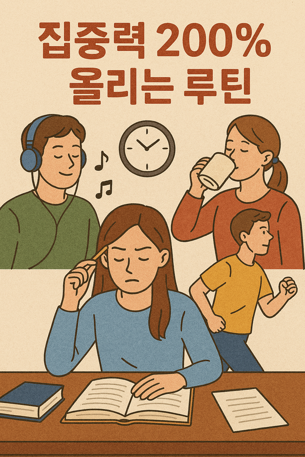 집중력 200% 올리는 루틴