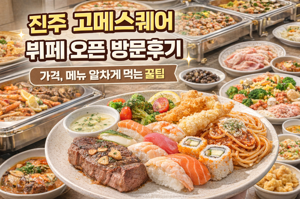 진주 고메스퀘어 뷔페, 이것만 알면 2배로 즐긴다
