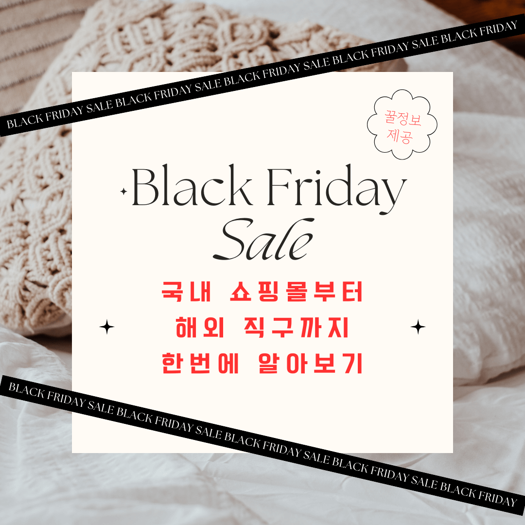 블랙프라이데이 꿀팁
