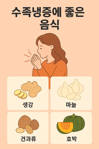 수족냉증에 좋은 음식 리스트