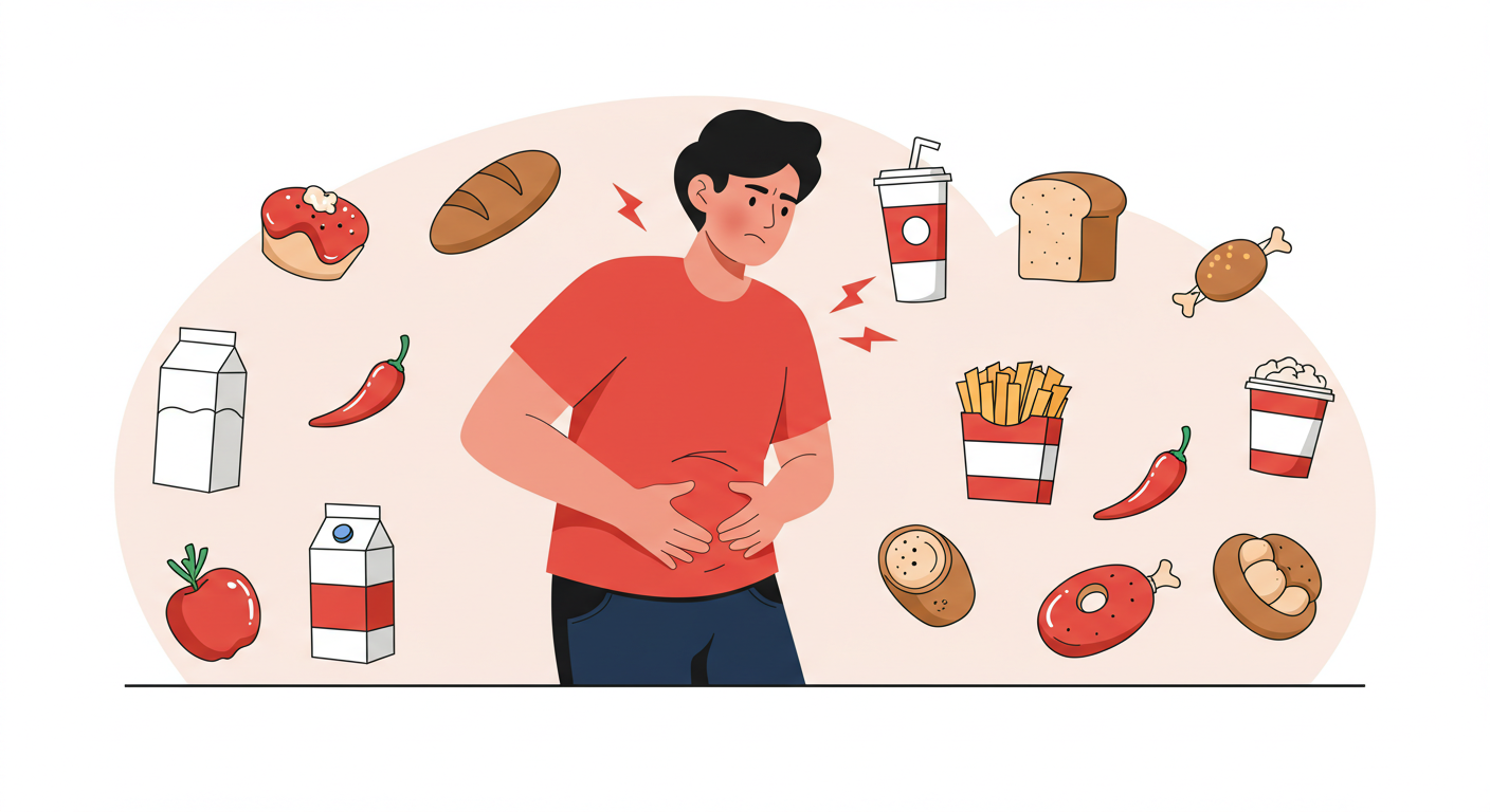 소화불량&amp;#44; 배 아픔 원인&amp;#44; 건강 습관