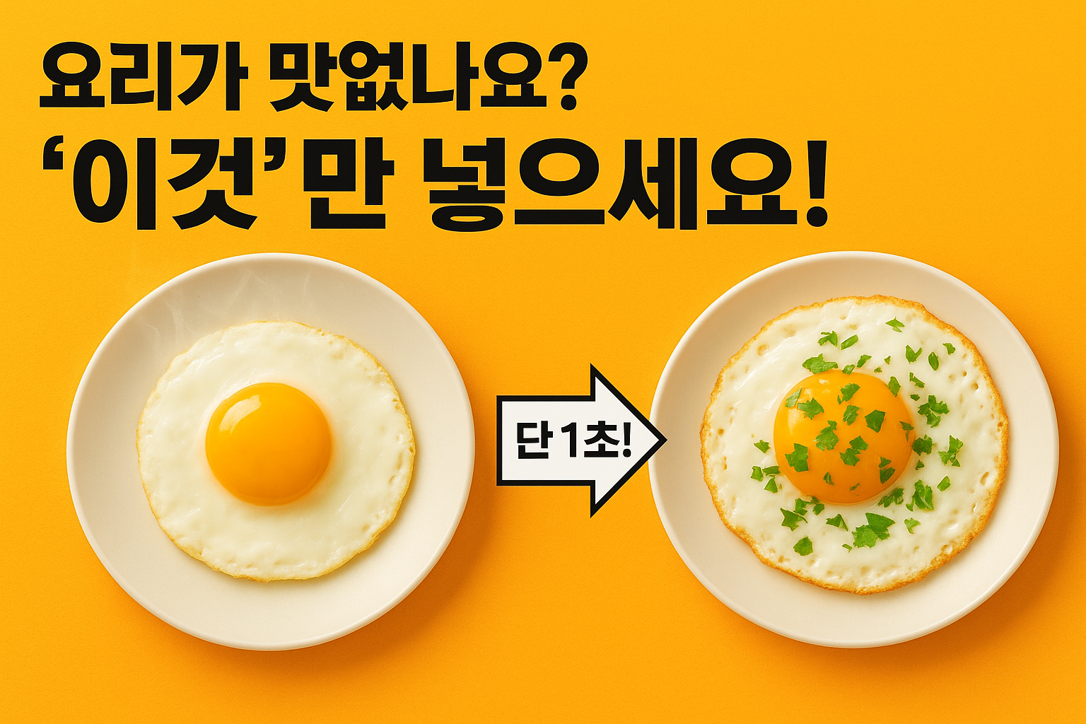 당신 요리만 맛없는 이유, '이것' 하나 없어섭니다