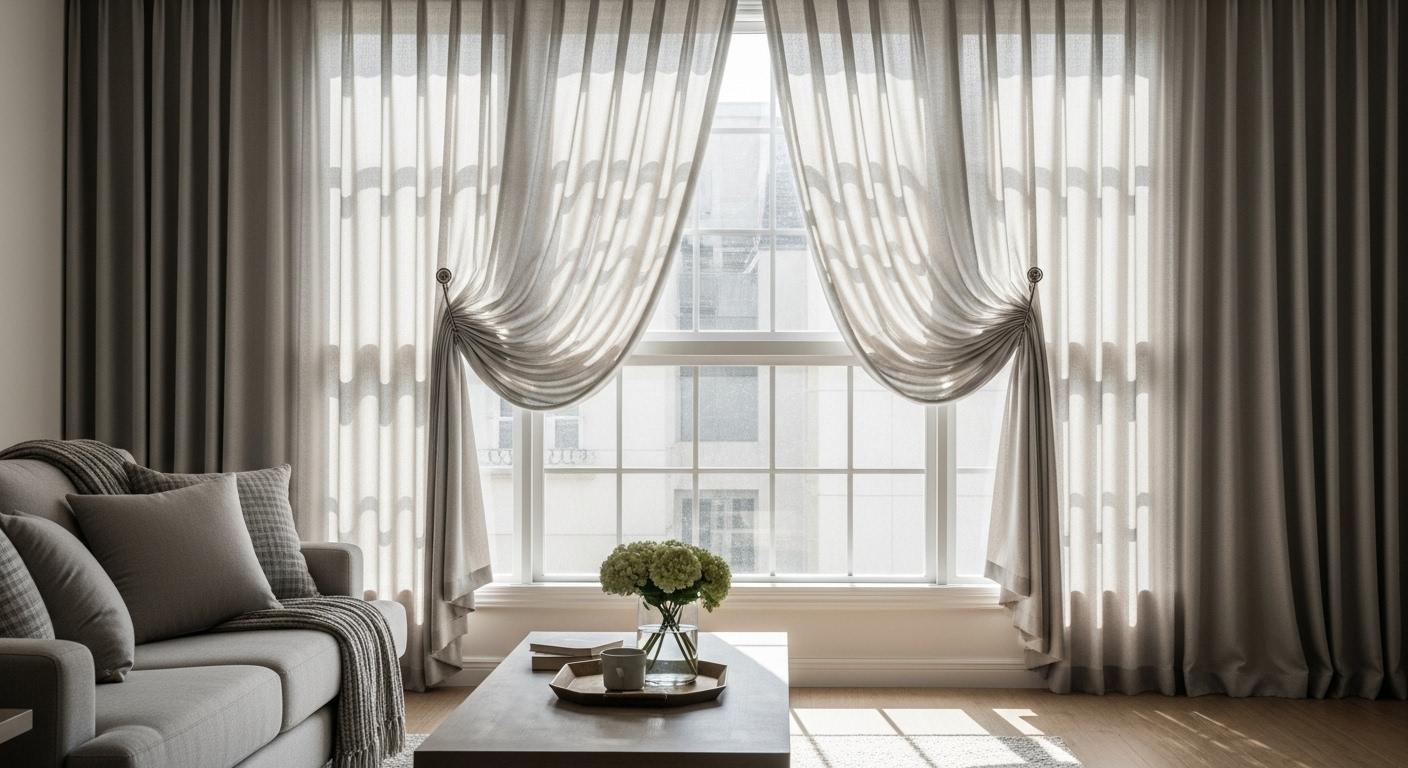 거실 커튼