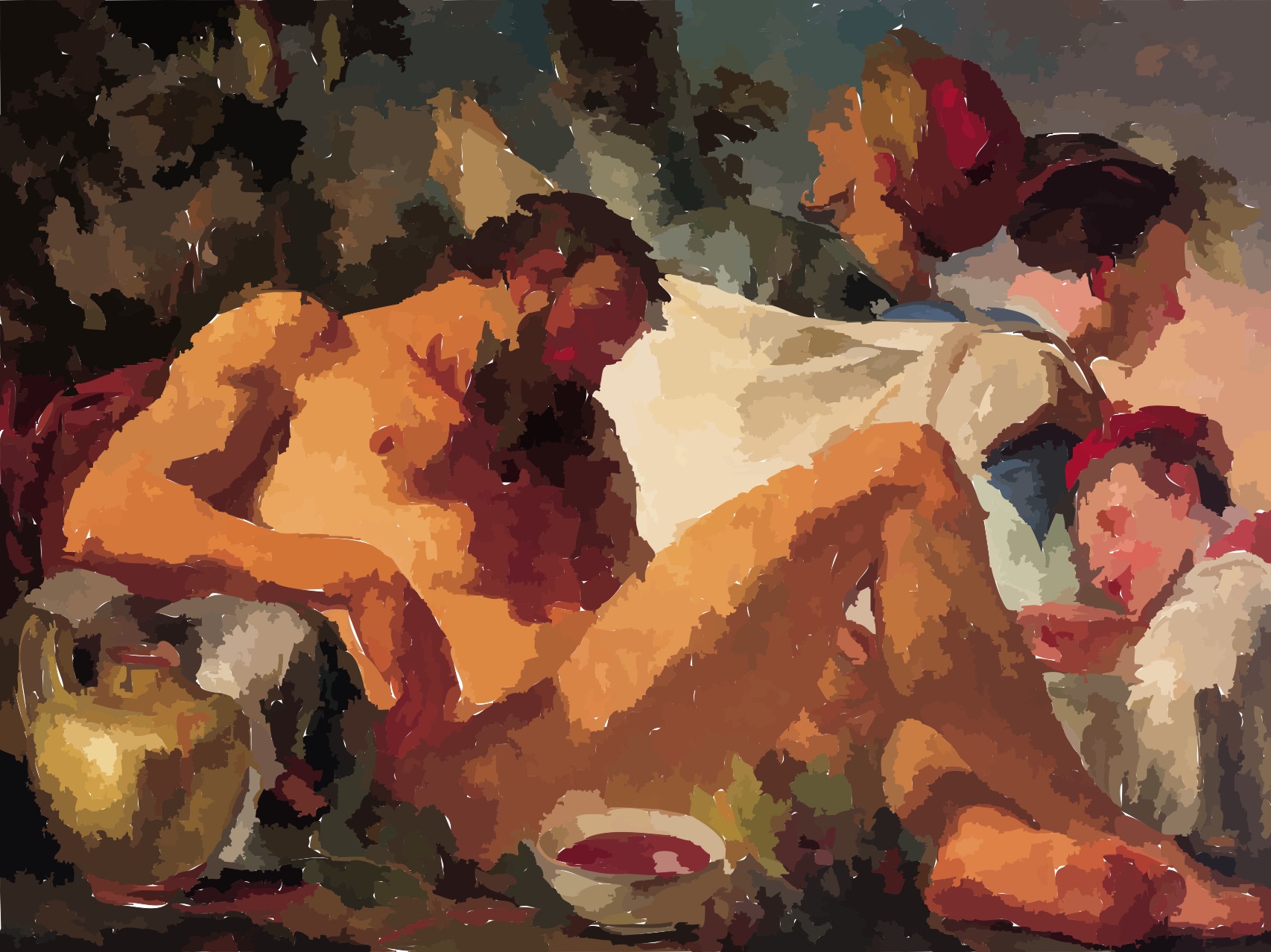 노아의 벌거벗은 모습