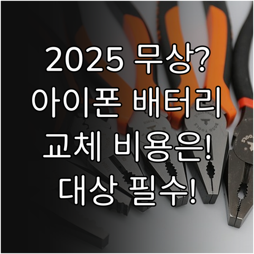 애플 공식 2025년 아이폰 배터리 ..