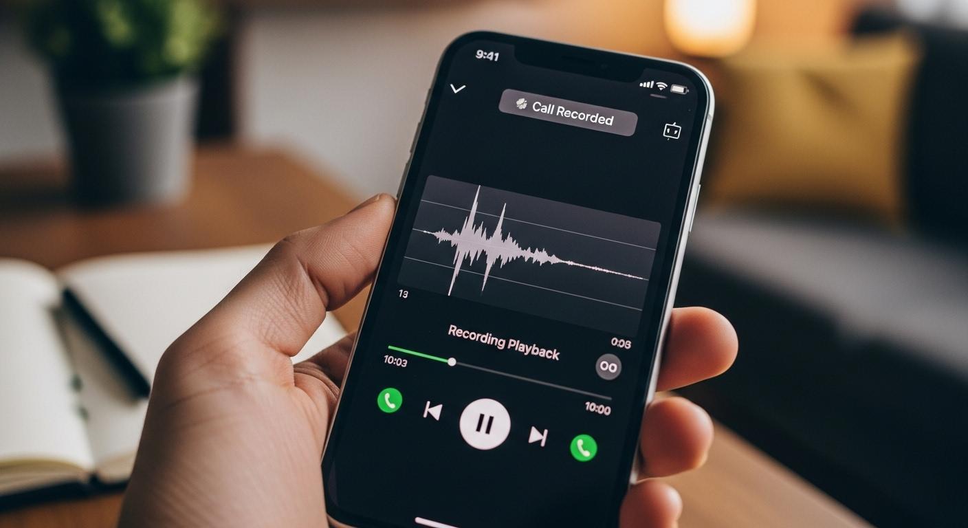 아이폰 통화녹음 듣기 방법