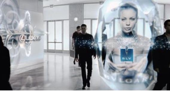 마이너리티 리포트 홍채인식 광고 장면