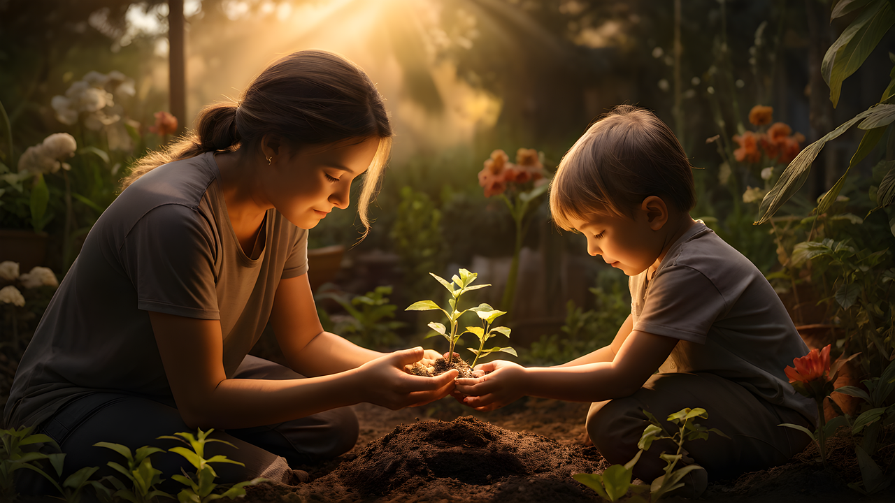 식물 테라피 관련 이미지