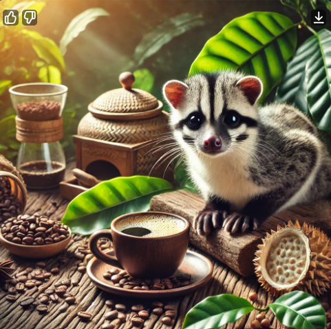 루왁 커피 사진