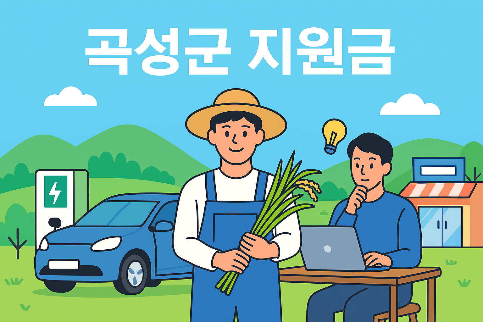 2025년 9월 곡성군 지원금 총정리 전기차·청년농업·청년창업·소상공인 혜택