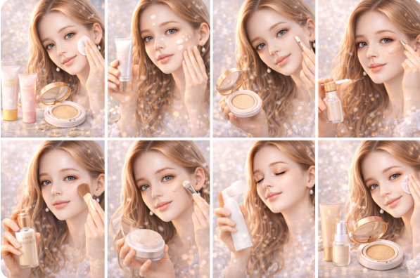 베이스 메이크업 이미지