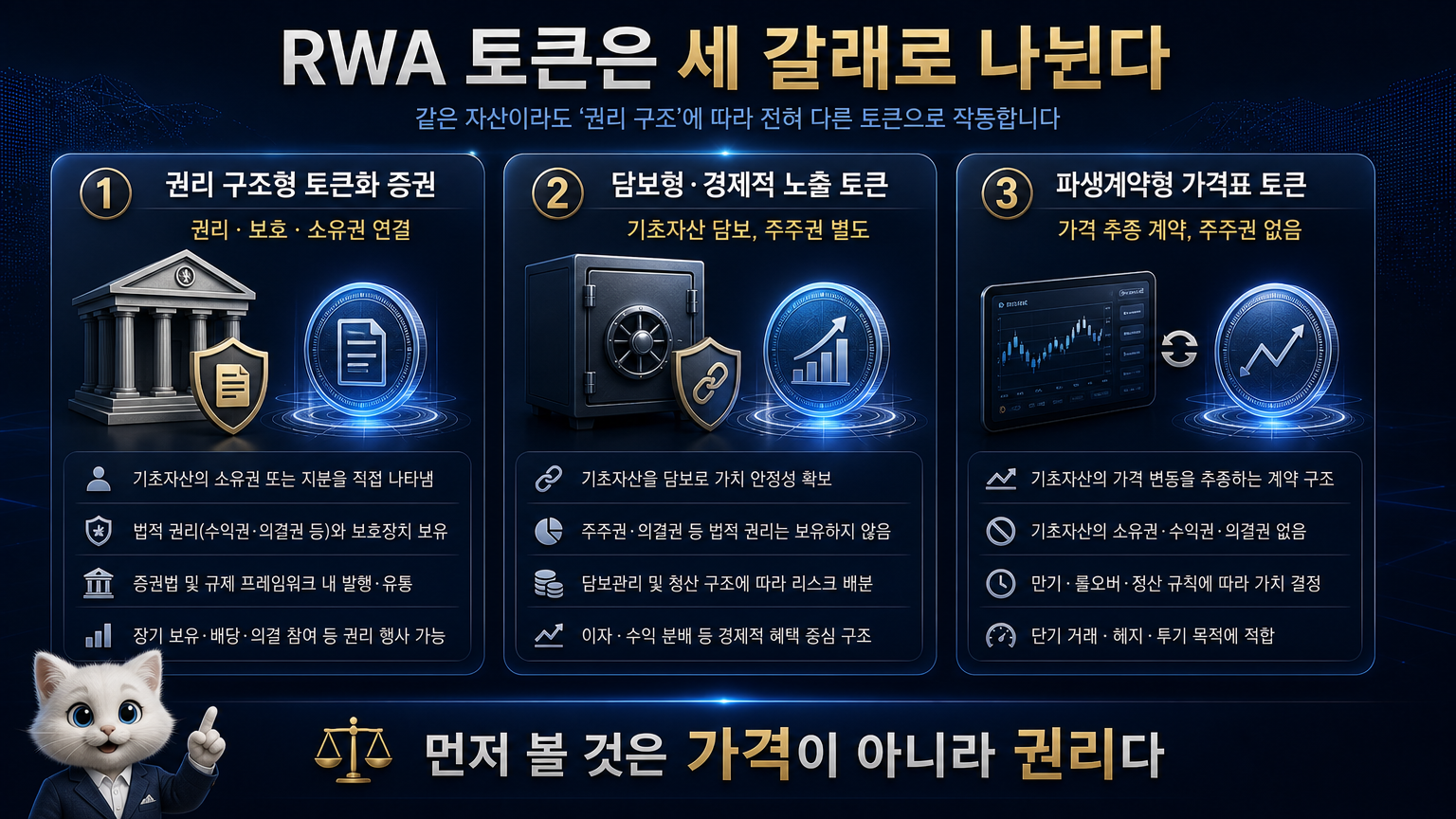 RWA 토큰의 세 가지 구조