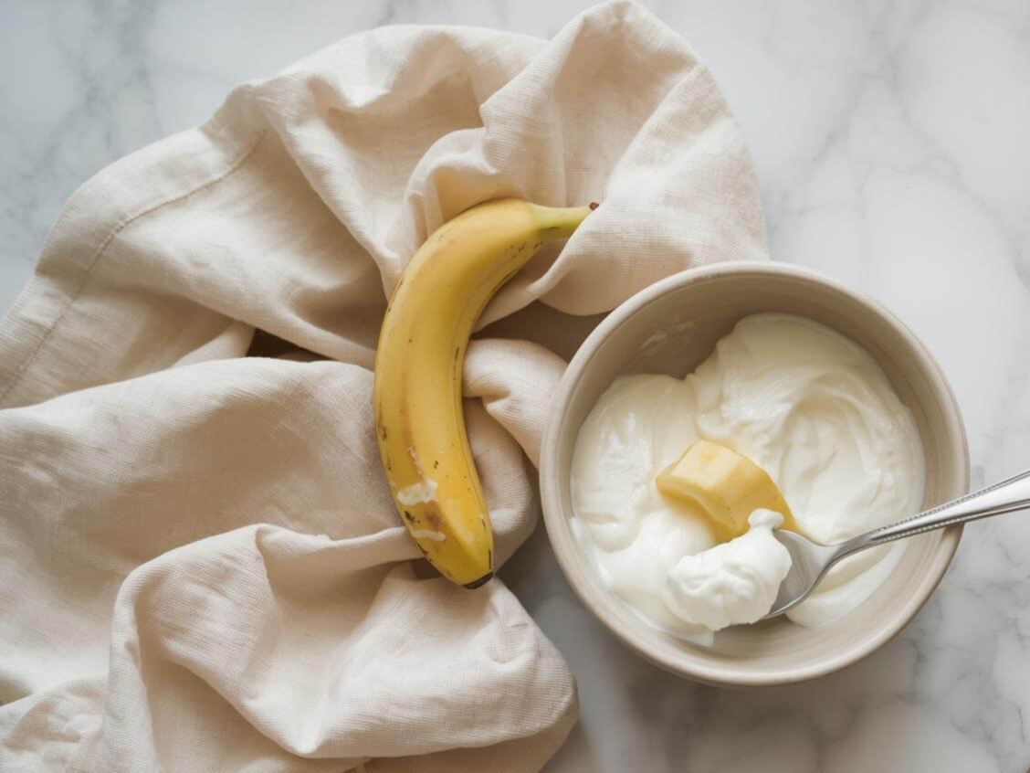 바나나와 그릭요거트