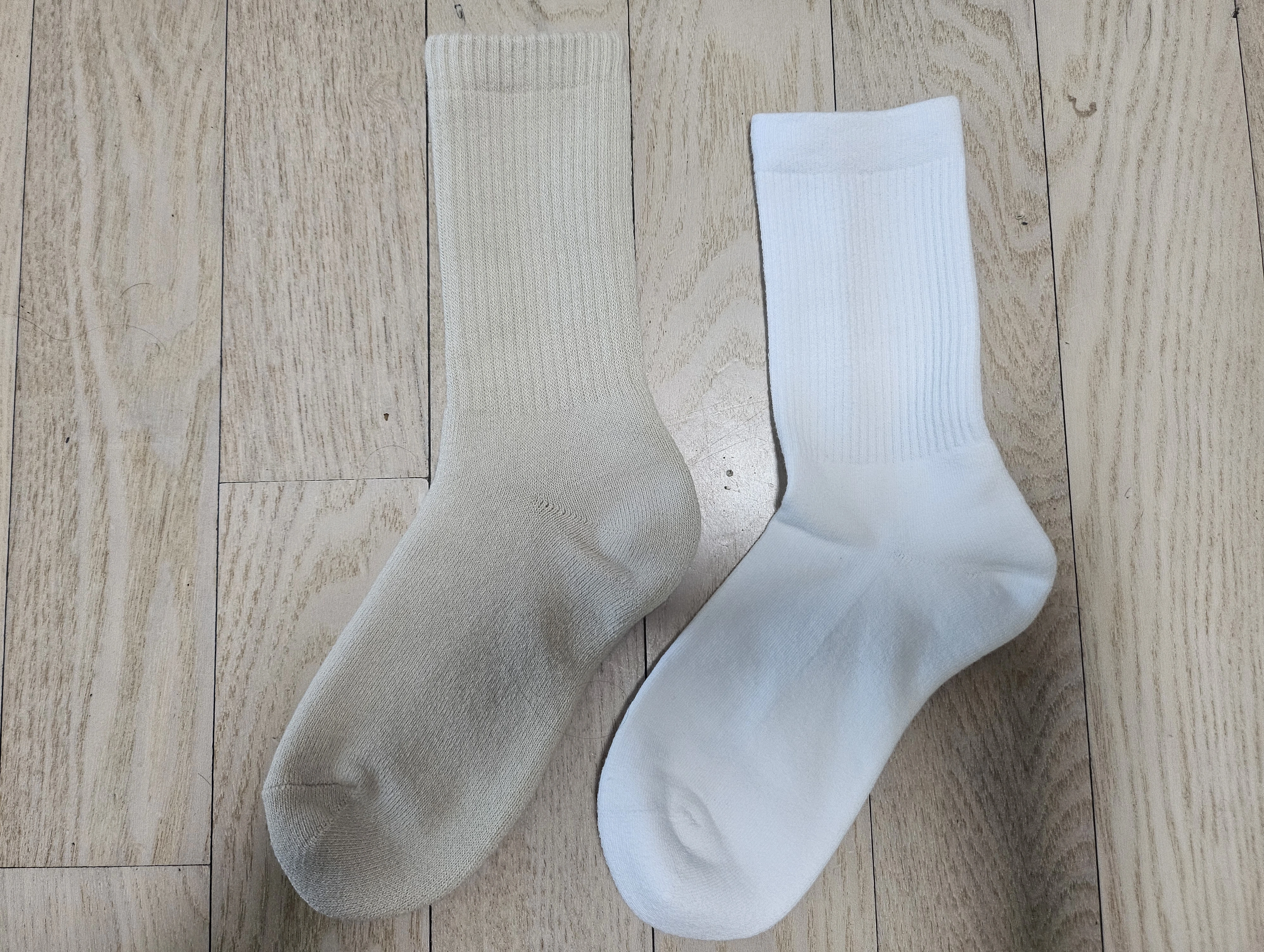 리투양말(LI2)-데일리양말-웜기모양말-비교사진