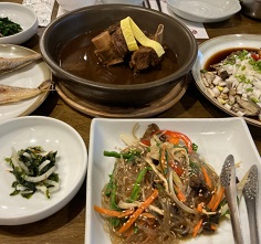 잡채-갈비찜
