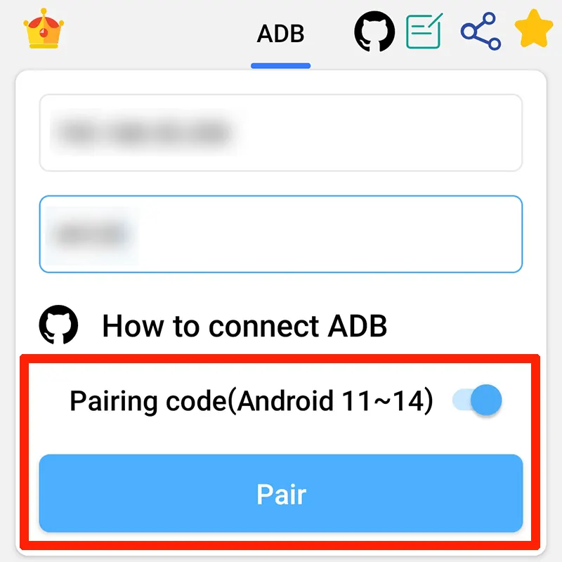 Pairing-code-Pair로-변경-클릭