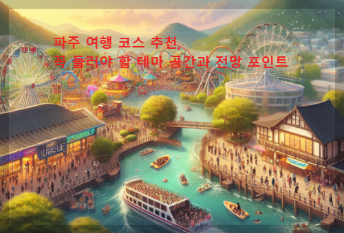 파주 여행 코스 추천, 꼭 들러야 할 테마 공간과 전망 포인트