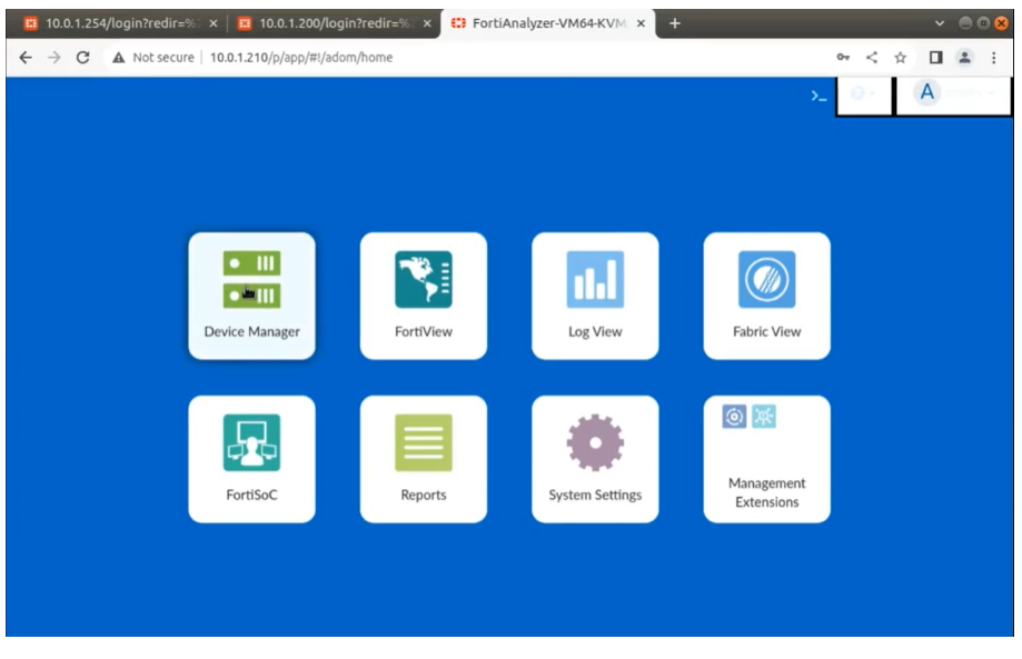 FortiAnalyzer 연동