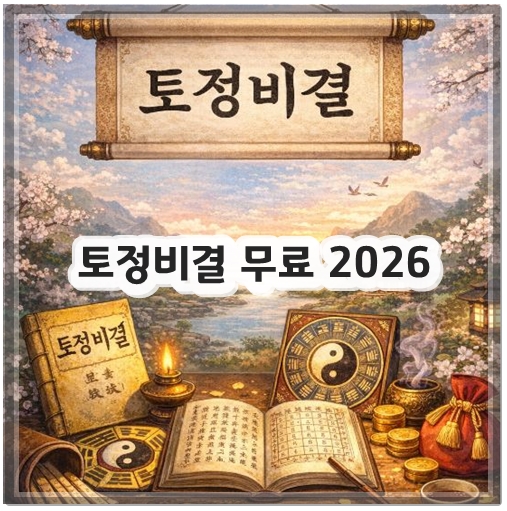 토정비결 무료 2026