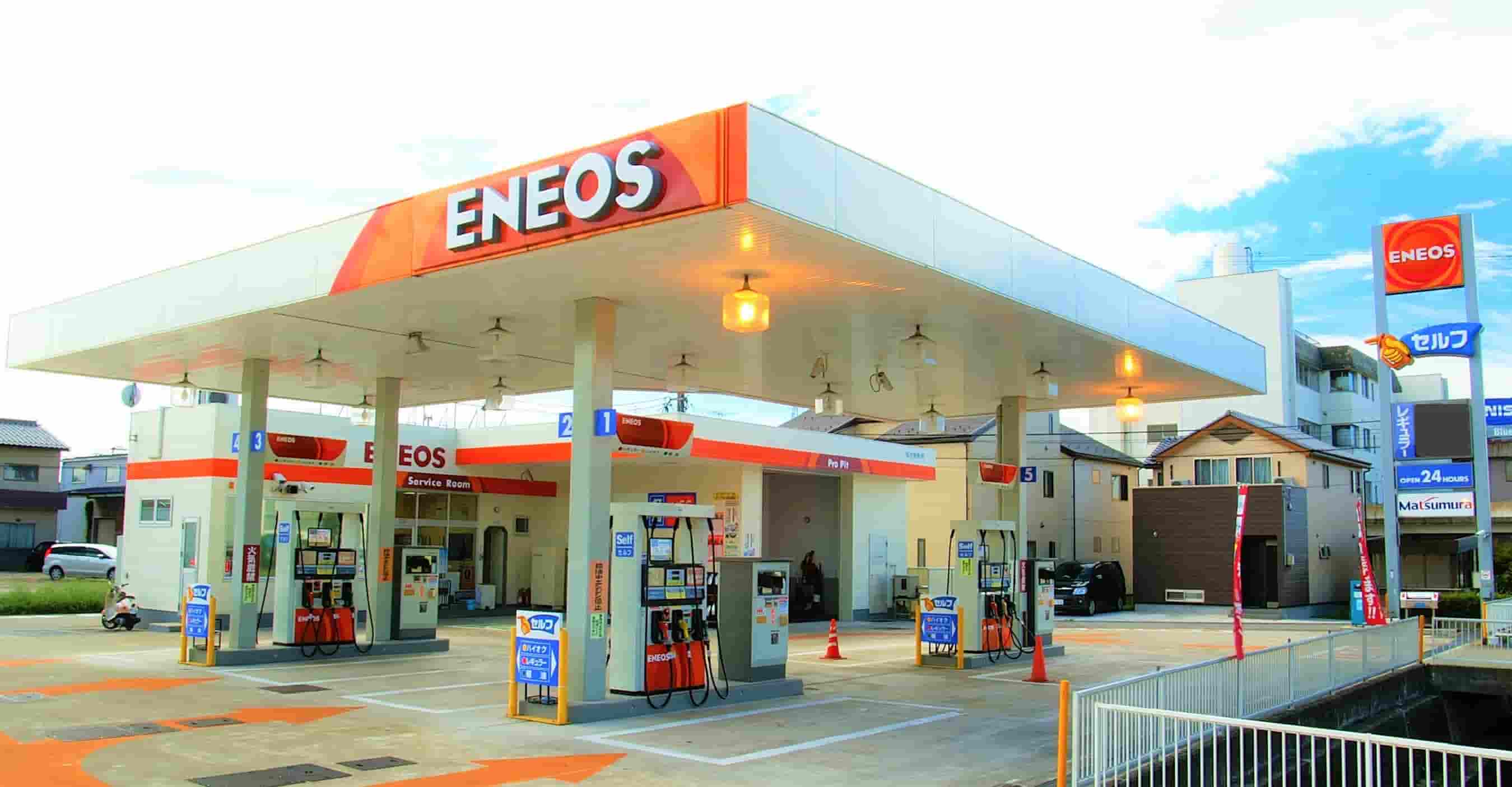 일본의 주유소 중 하나인 ENEOS