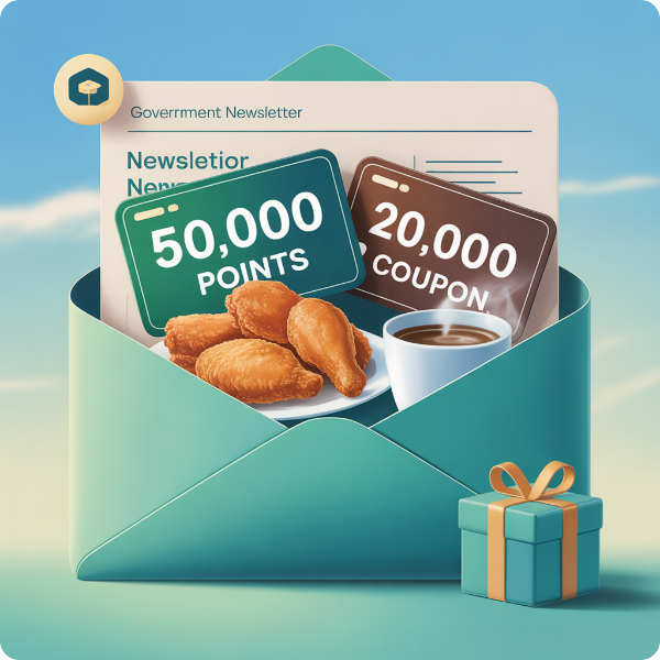 대한민국 정책브리핑 뉴스레터 구독 이벤트 이미지