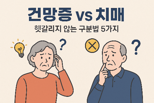 건망증과 치매 구별법