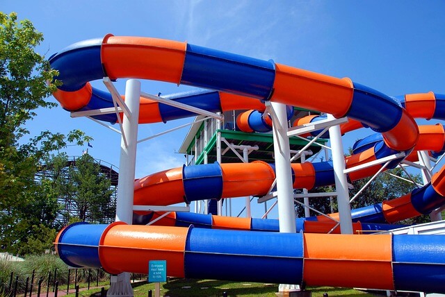 water slide