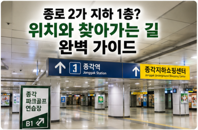 [1호선 종각역] 도심 속 스크린 라운딩 종각파크골프연습장 예약 완전 정복!(2026)