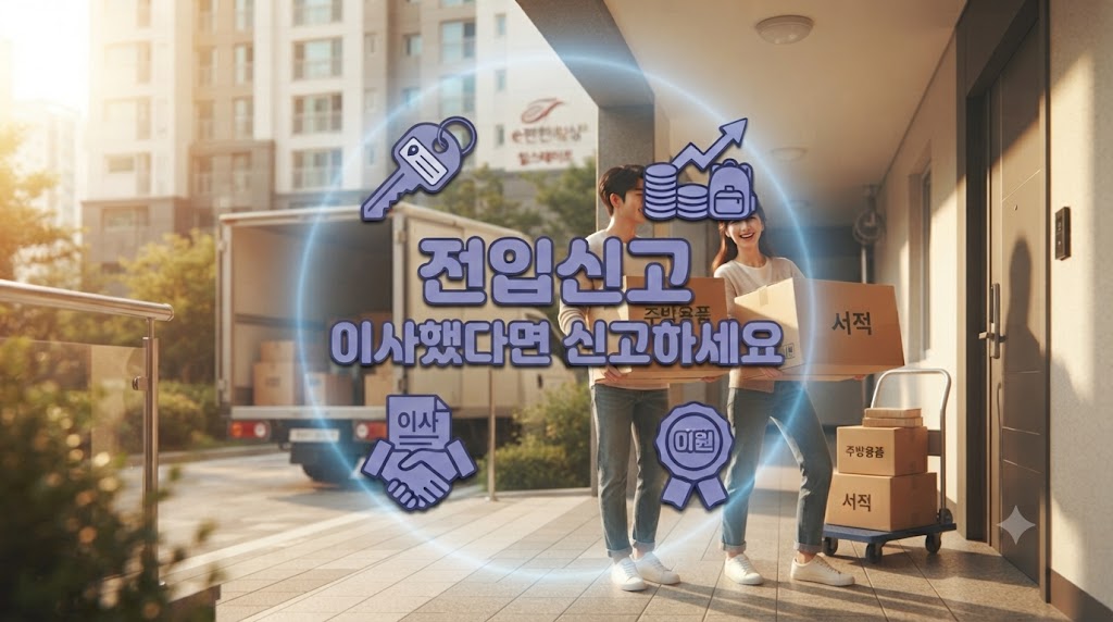 새로 이사하는 부부의 모습