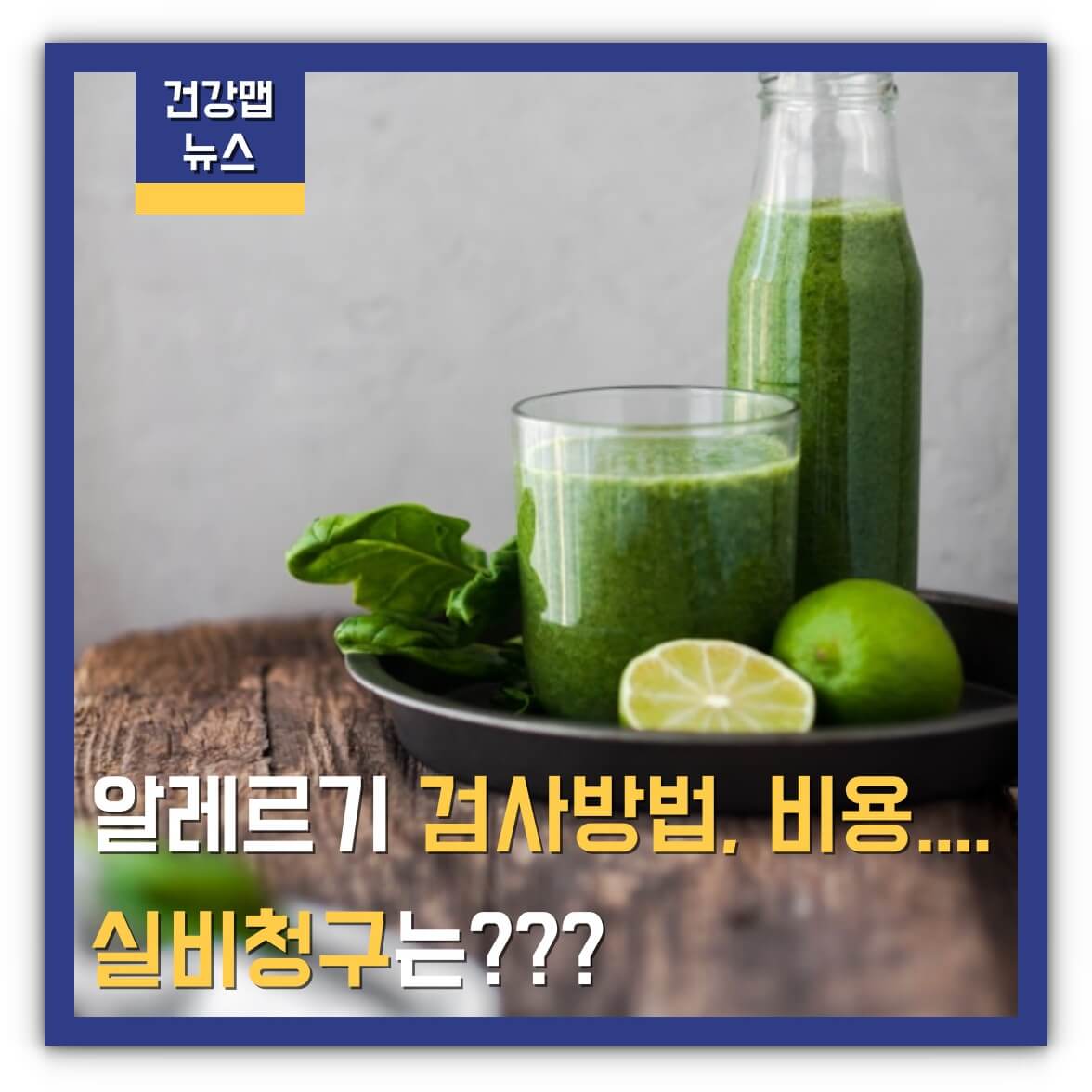 알레르기 검사 방법 비용 실비청구 알아보기