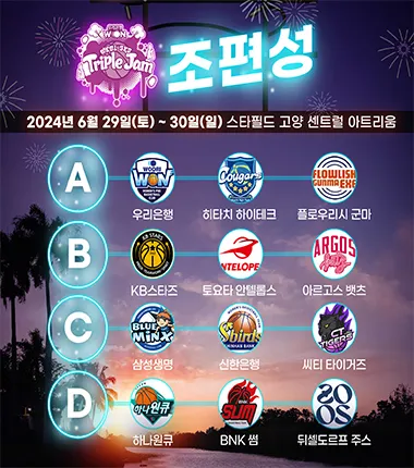 트리플잼 조편성