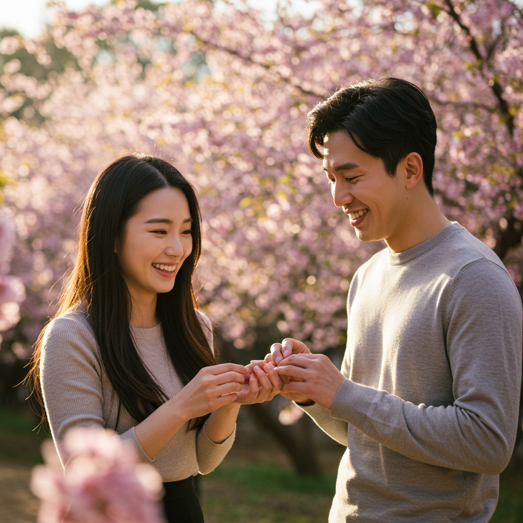 성년을 기념하는 커플 주얼리