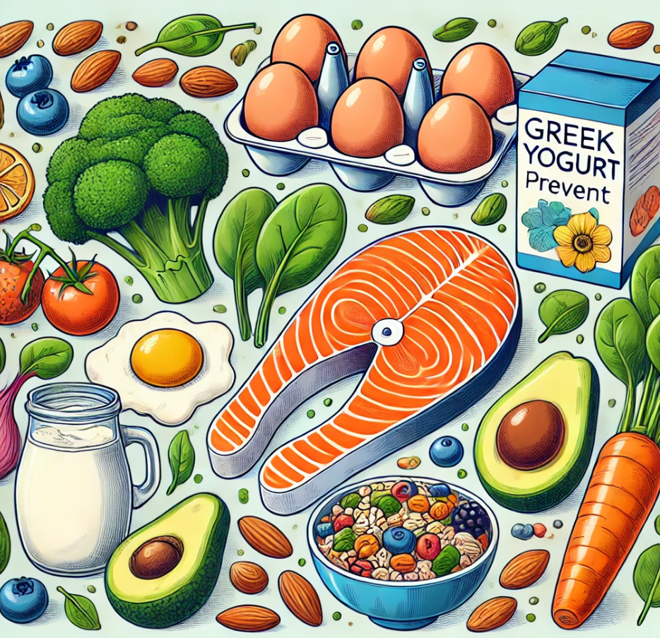 운동 후 회복과 근육 노화를 막아주는 음식과 영양소에 관련된 사진