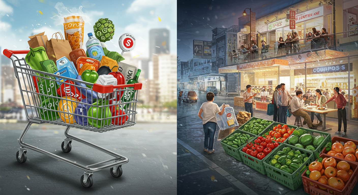 "실질 효과 비교 &ndash; 소비 진작 방식의 차이 "에 대한 이미지입니다.