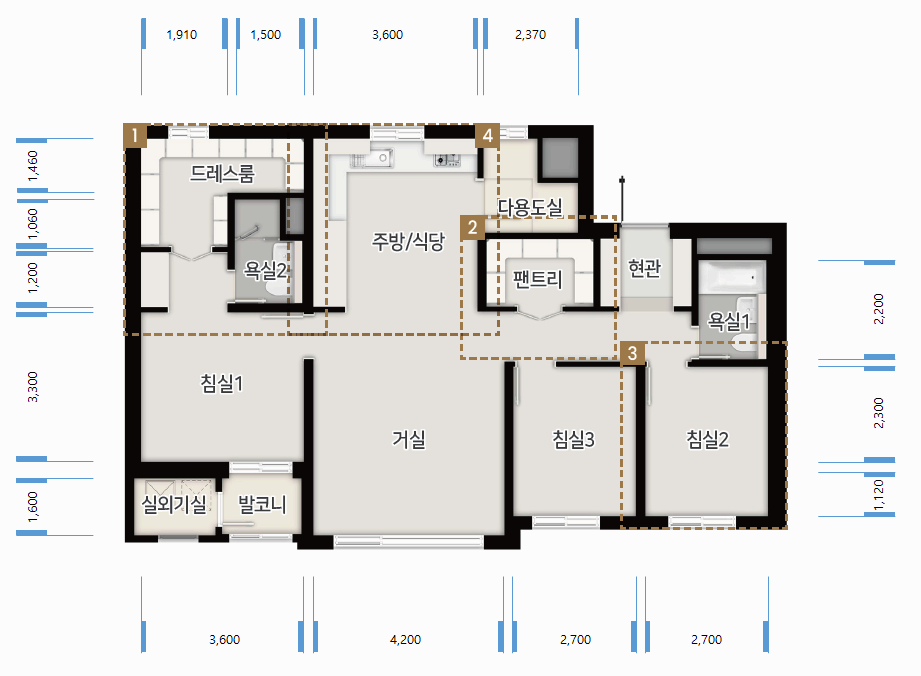 산성역 헤리스톤 평면도 74a - 2