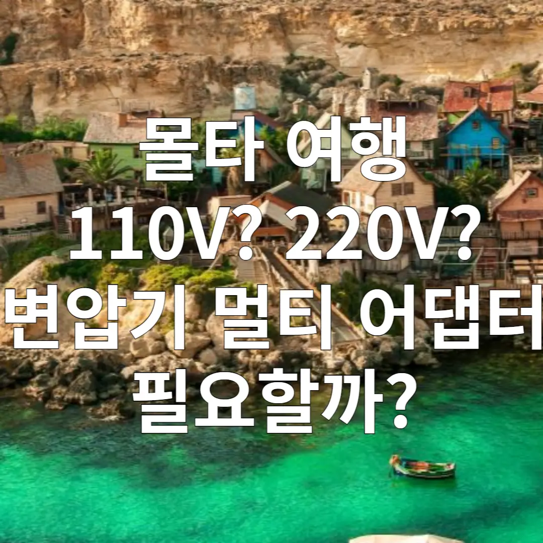 몰타 110V? 220V?-전압 변압기