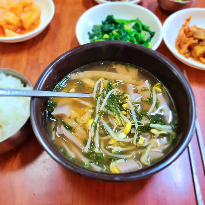 생방송 오늘저녁 경주 팔우정 해장국거리 경주식 묵해장국 모자반 해장국 맛집