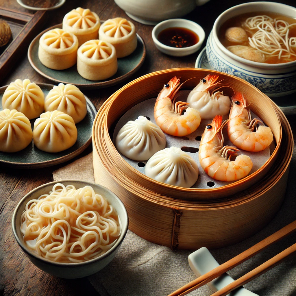 광둥식 딤섬 &amp; 완탕면