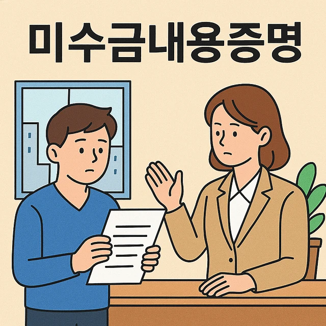 미수금내용증명