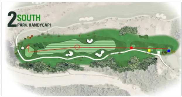 출처 : 필로스CC, 남코스 7홀, 8홀 코스 공략