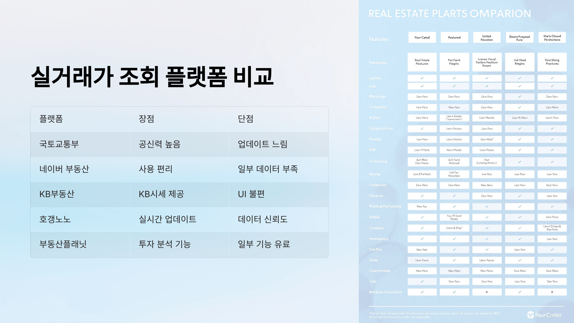 부동산 실거래가 조회 사이트 비교