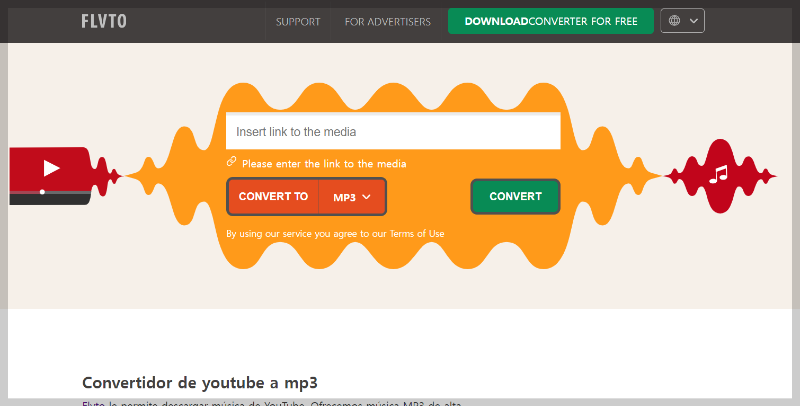 유튜브 음원 추출 mp3 다운로드 방법, 추천사이트, FLVTO