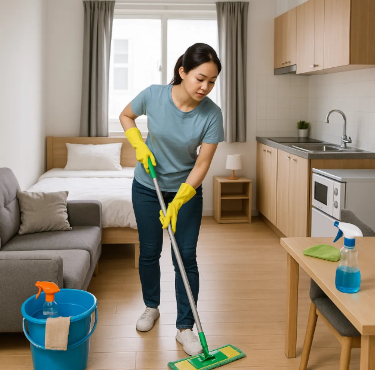 셀프 원룸 청소