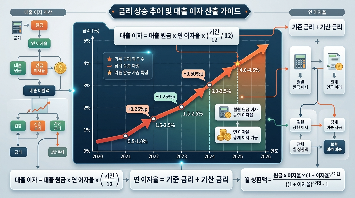금리 인상과 대출 이자 분석